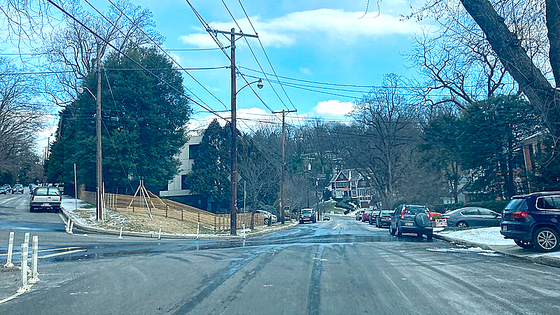 Intersection of Cathedral Ave