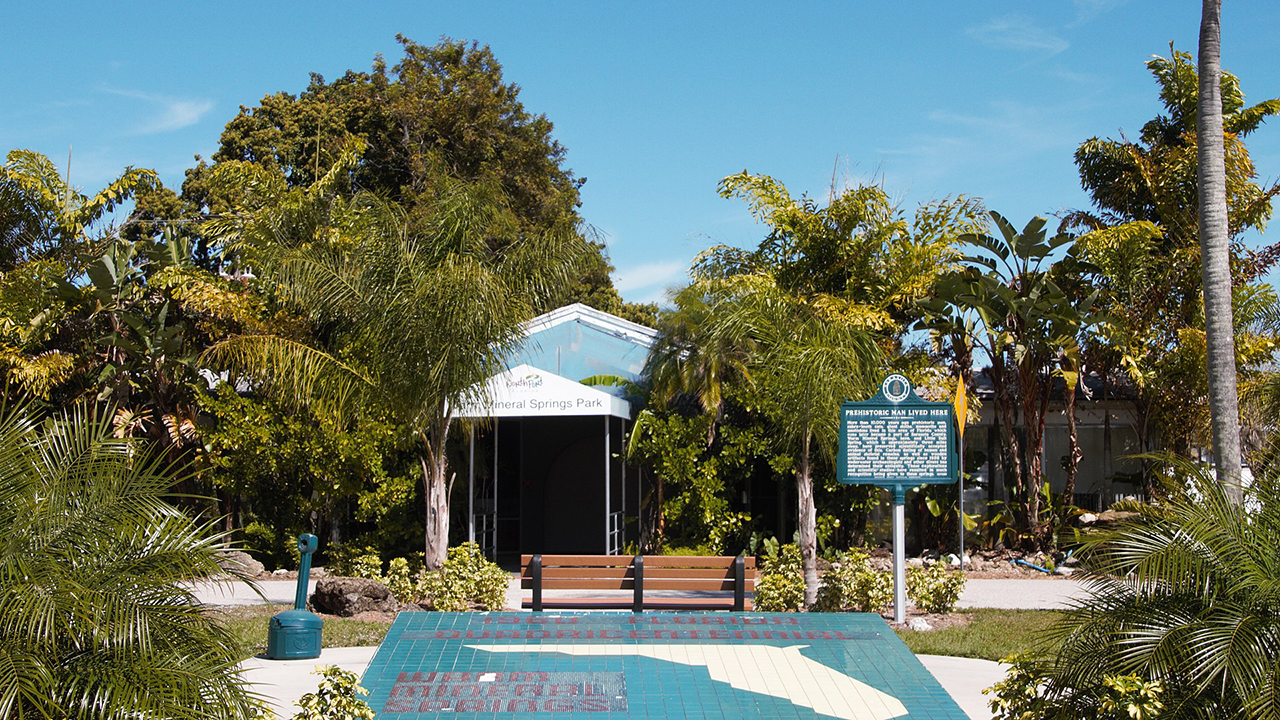 Entrance to Warm Mineral Springs