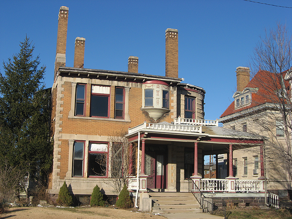 J.C. Johnson House, circa 1897,  located at 322 E. Washington Street in Muncie,