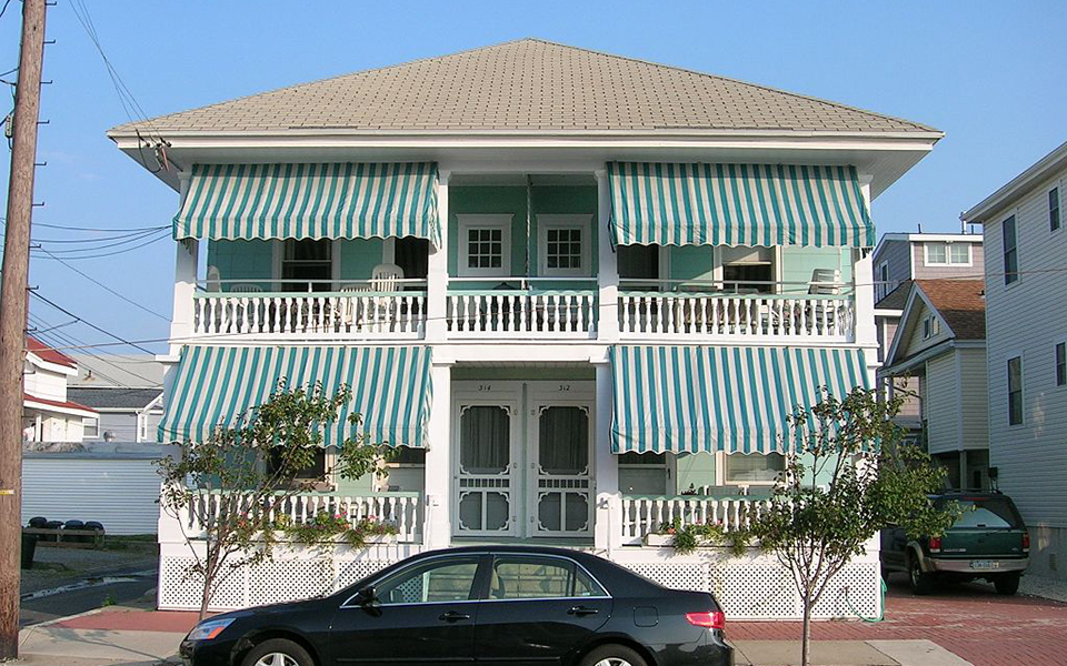 Home in the Ocean City Residential Historic District.