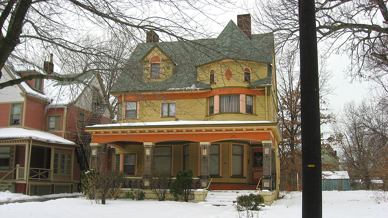 Home in the East 89th Street Historic District