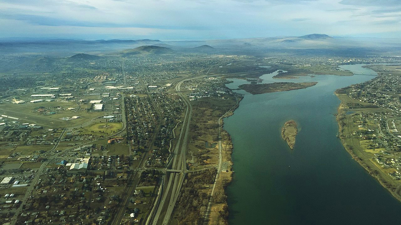 Aerial VIew of Kennewick, WA