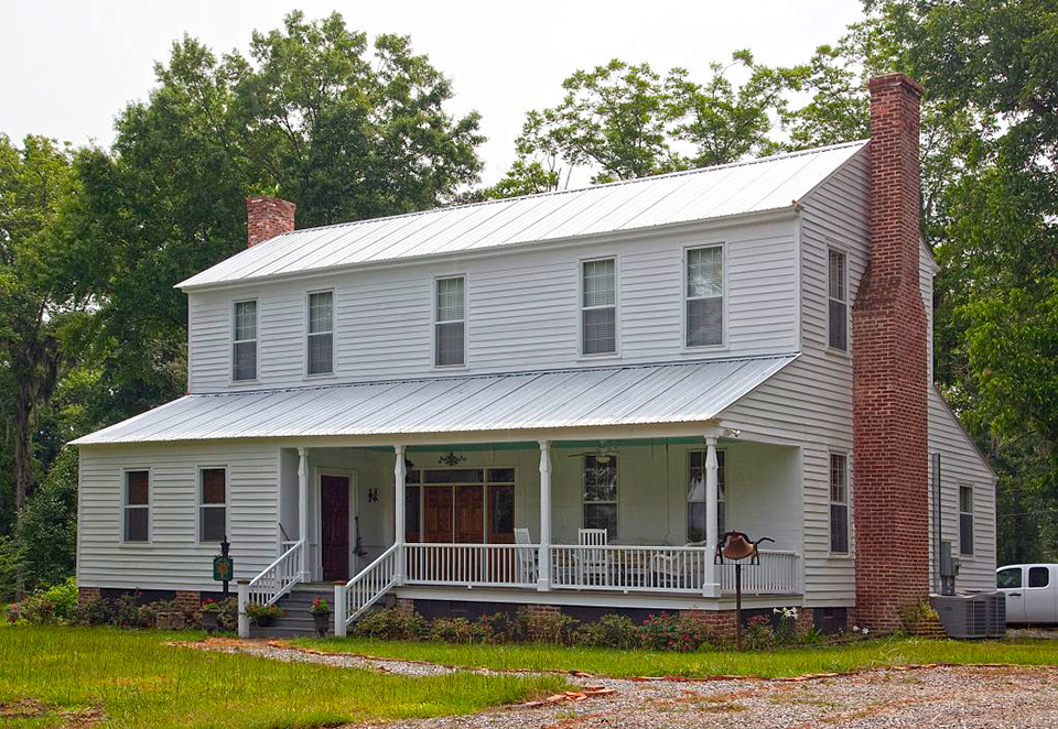 Moss Hill historic home near Pine Apple, Alabama.